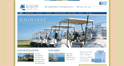 Desktop Screenshot of kalosgolf.com